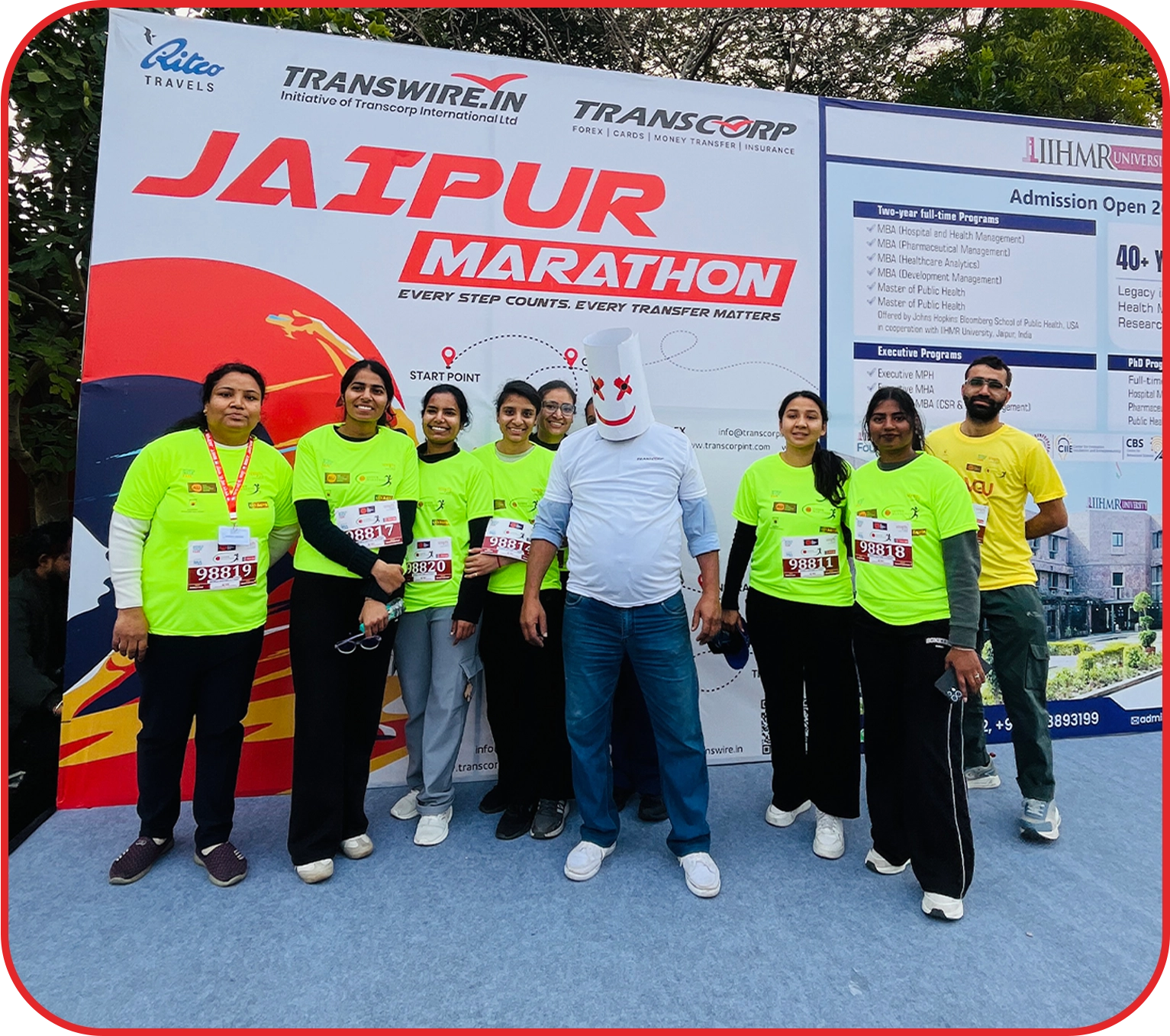 Transcorp at Jaipur Marathon